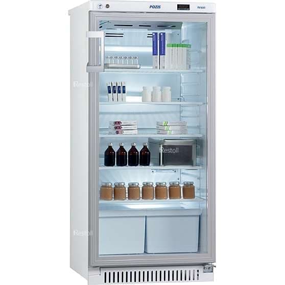 Шкаф фармацевтический Pozis ХФ-250 (стекло, новый блок)