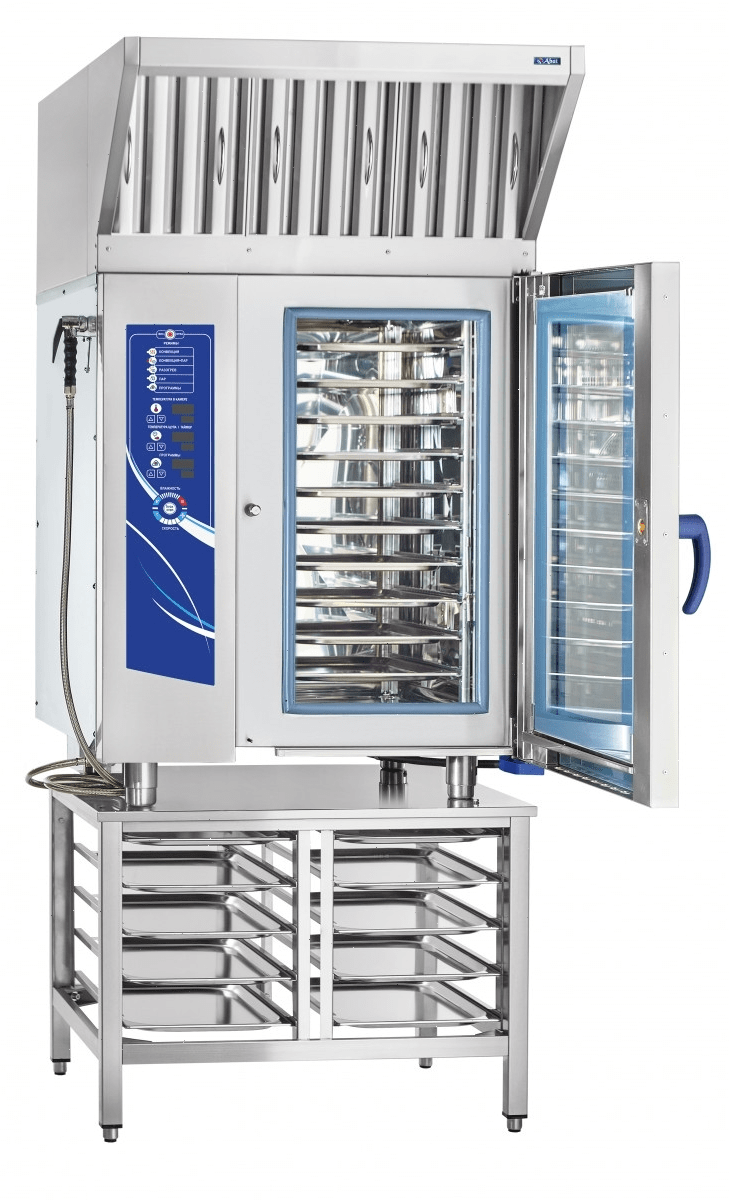 Пароконвектомат Abat ПКА 10-1/1ВМ2 лицо нерж. (11000035562)