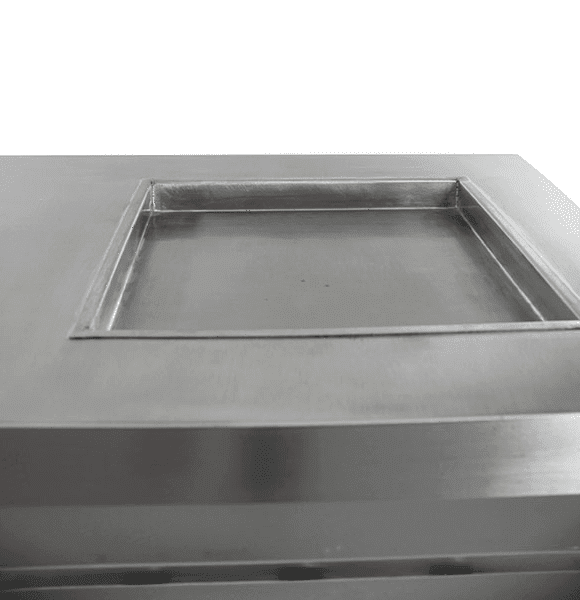 Фризер для жареного мороженого Foodatlas KCB-1F (световой короб, стол для топпингов)