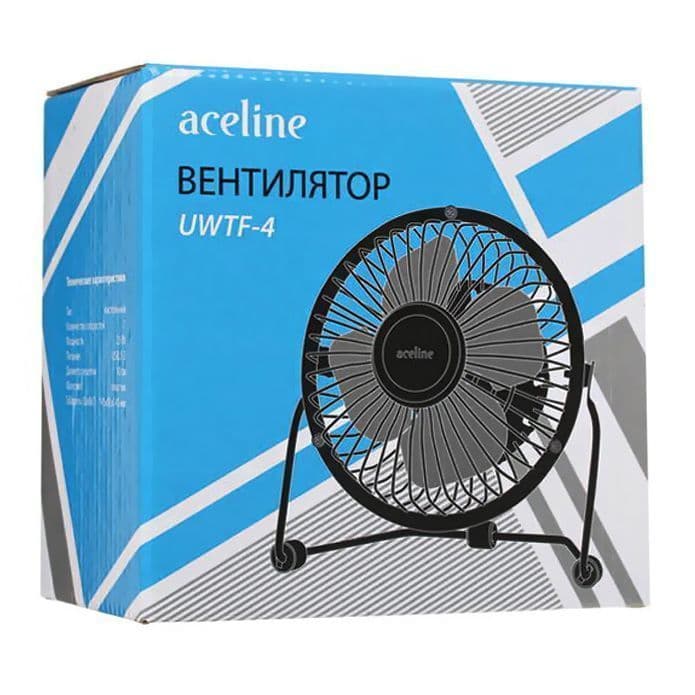 Вентилятор Aceline UWTF-4, черный