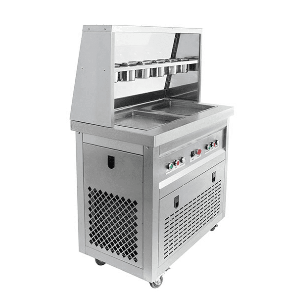 Фризер для жареного мороженого Foodatlas KCB-2F (контейнеры, световой короб)