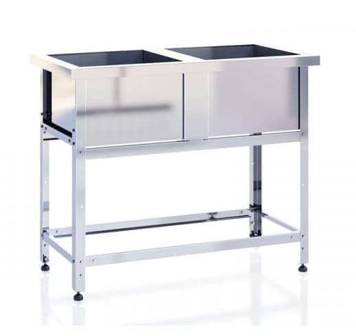 Ванна моечная Eksi ВМН Э 2 (L=1390, S=700, H=870, G=450)