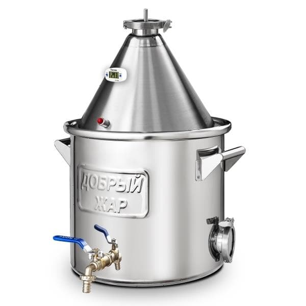 Самогонный аппарат Добрый Жар Абсолют ВИП, 20 литров нержавеющая сталь