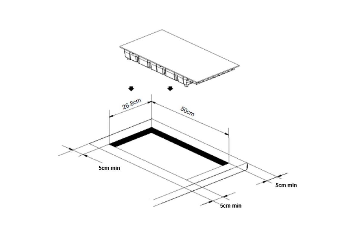 Индукционная панель встраиваемая Caso Master E2