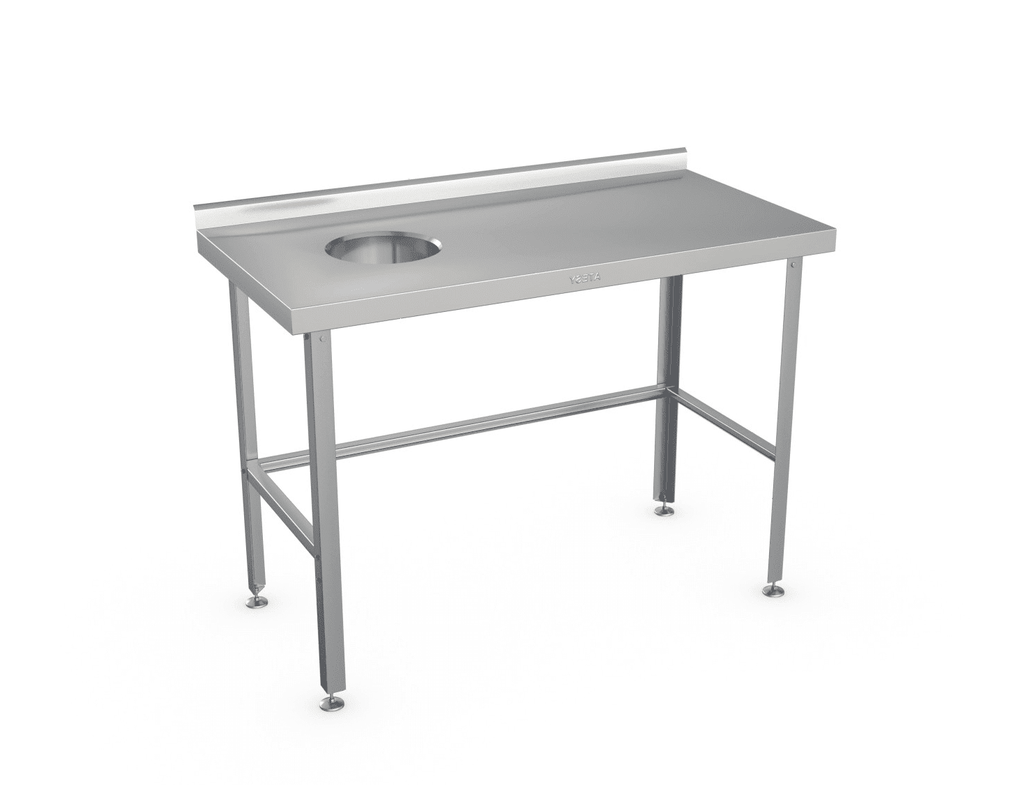 Стол для сбора отходов Atesy СРО-С-1Л-1200.600-02 (СРО-3/1200 левый)