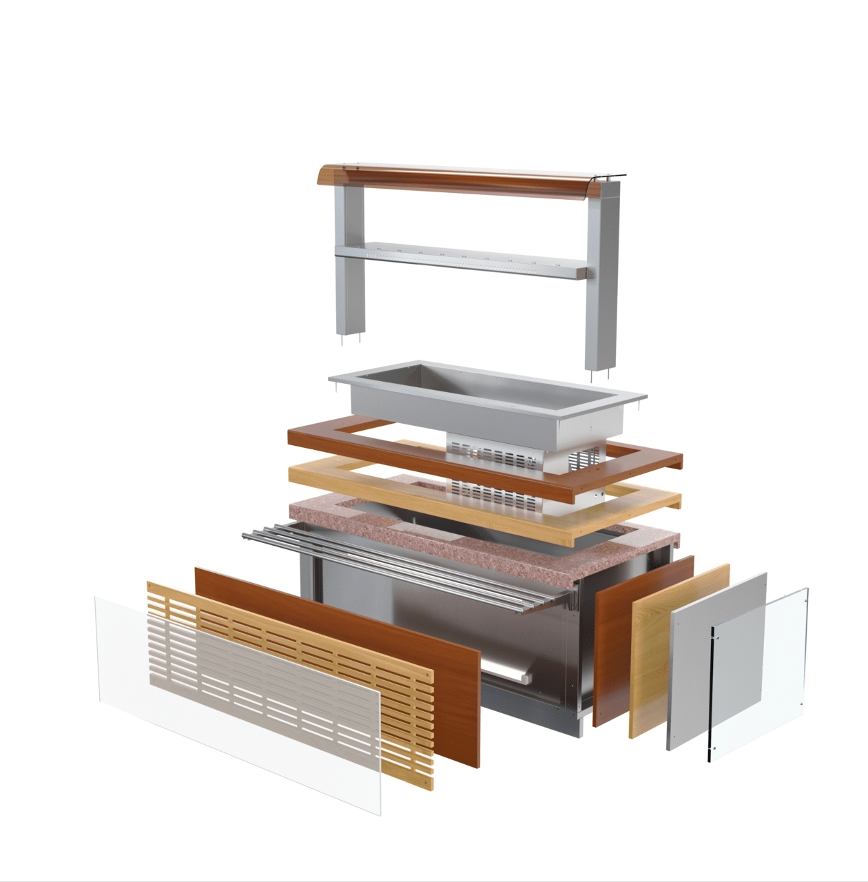 Стол охлаждаемый Atesy Регата ОС-1500-1840-02