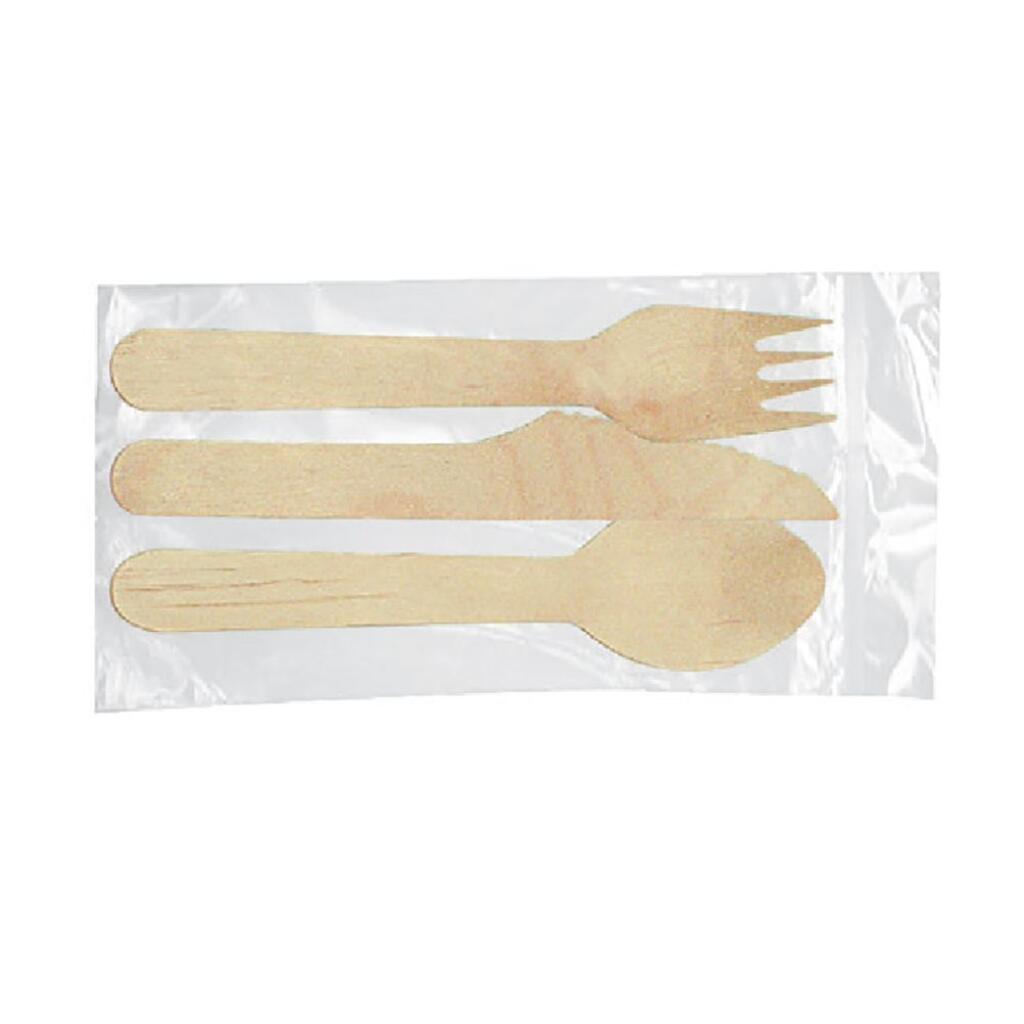 Набор столовых приборов 15 см в индивидуальной упаковке, дерево Garcia De Pou | 109.29