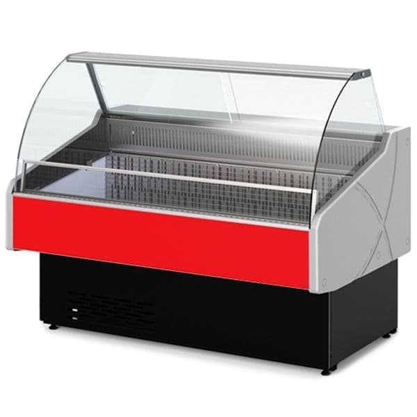 Витрина морозильная Golfstream Двина slim CS 150 ВН, красная