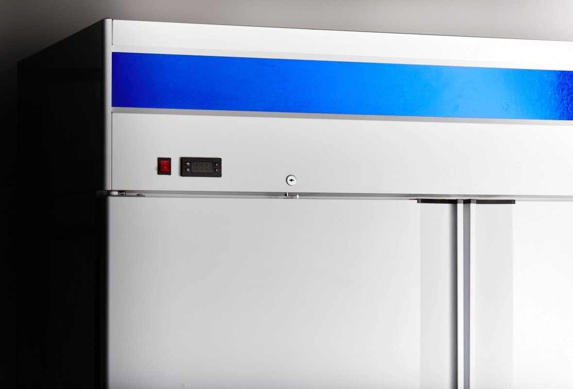 Шкаф морозильный Abat ШХн‑1,4‑01 нерж. (верхний агрегат) (71000002413)