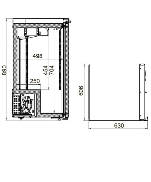 Шкаф фармацевтический Polair ШХФ‑0,2 ДС