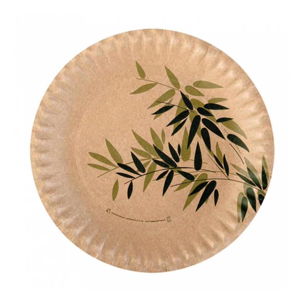 Тарелка Feel Green 29 см, 100 шт, картон Garcia De Pou | 151.52