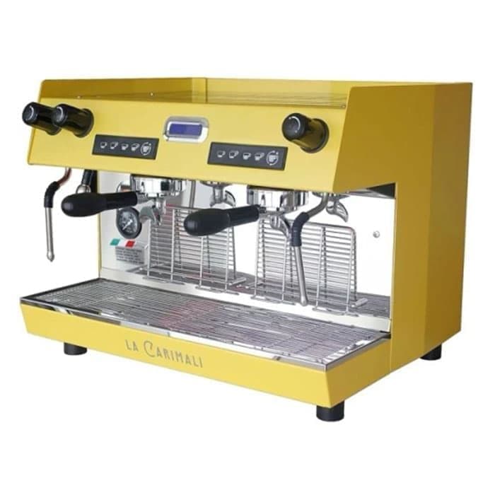 Кофемашина рожковая Carimali Nimble NI-E02-H-02 YELLOW 2 гр, высокие, автомат, желтый, с подсветкой