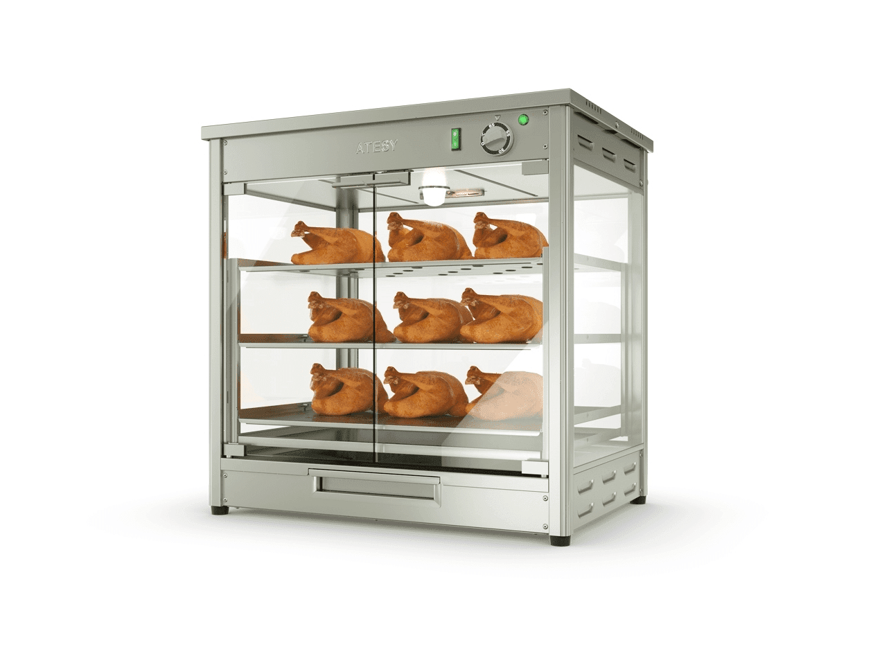 Тепловая витрина для кур Atesy Командор ВК-4 Э