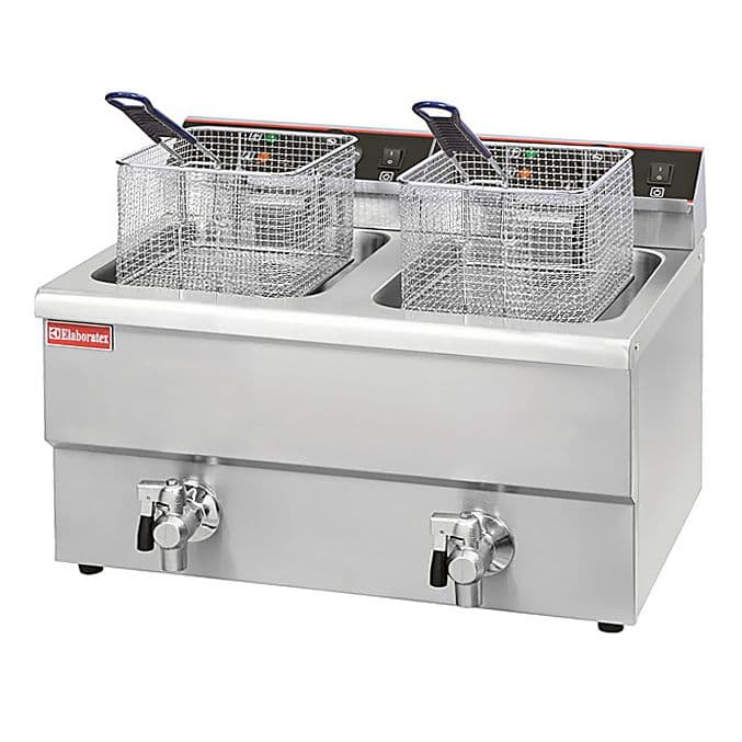 Фритюрница двойная профессиональная Rosso HEF-12L-2