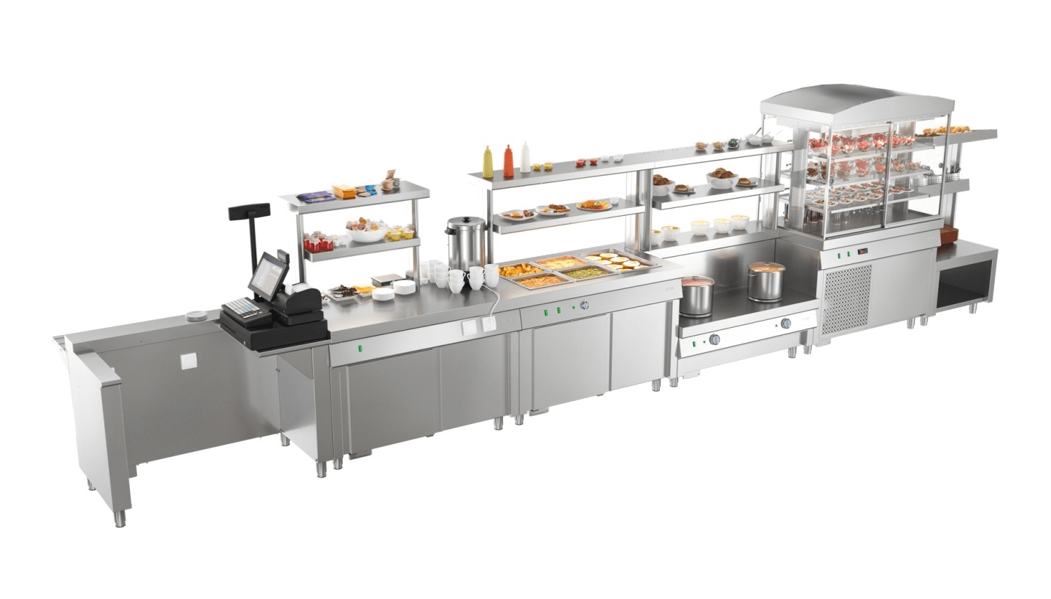 Мармит для вторых блюд Atesy Ривьера М2-1500-02-ПО без полок