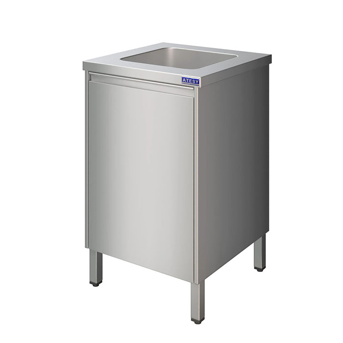 Стол производственный с ванной Atesy СТМ-С-1-600.700-Р