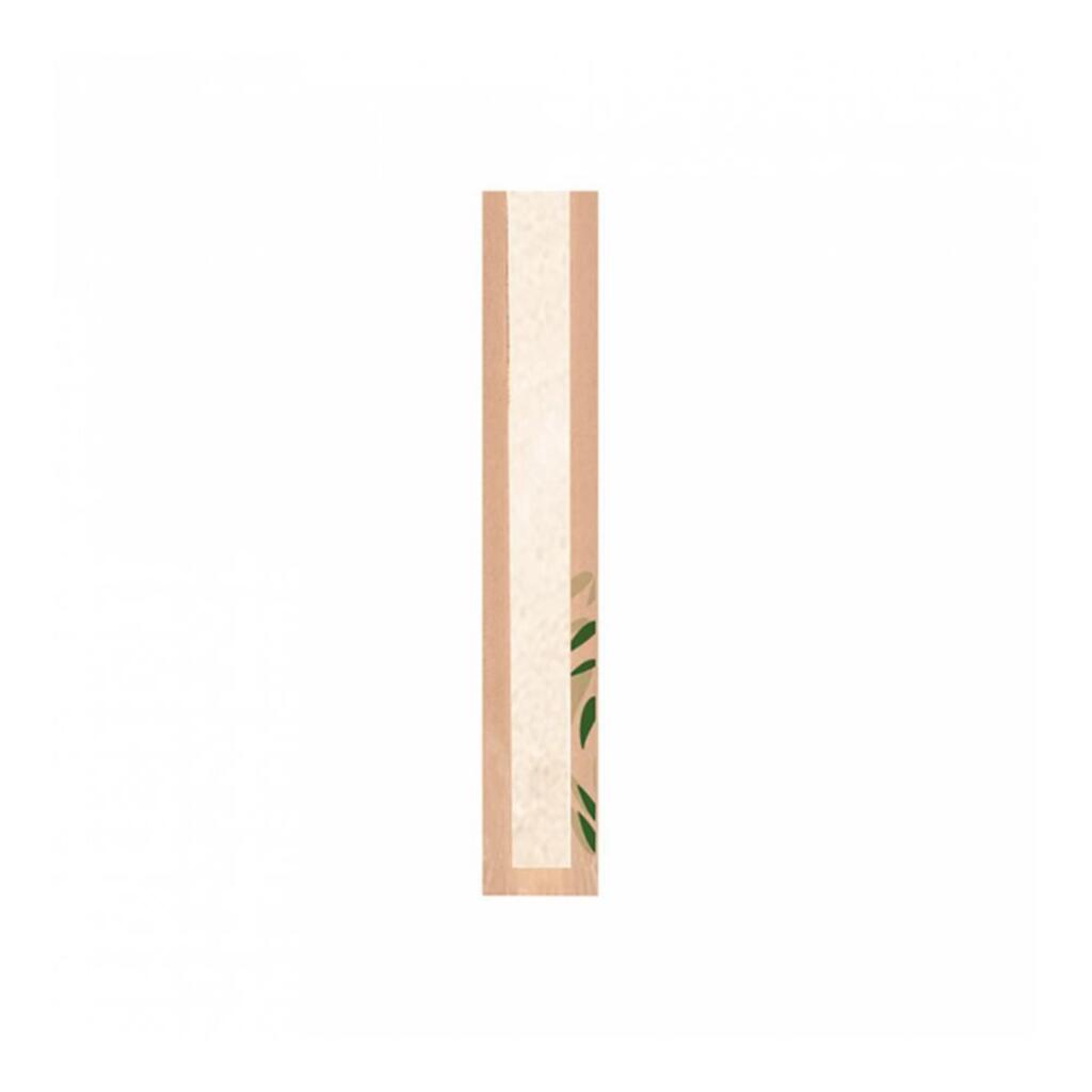 Пакет Feel Green для хлеба с окном 9+4х48 см, крафт-бумага 36 г/см2, 250 шт Garcia De Pou | 204.80