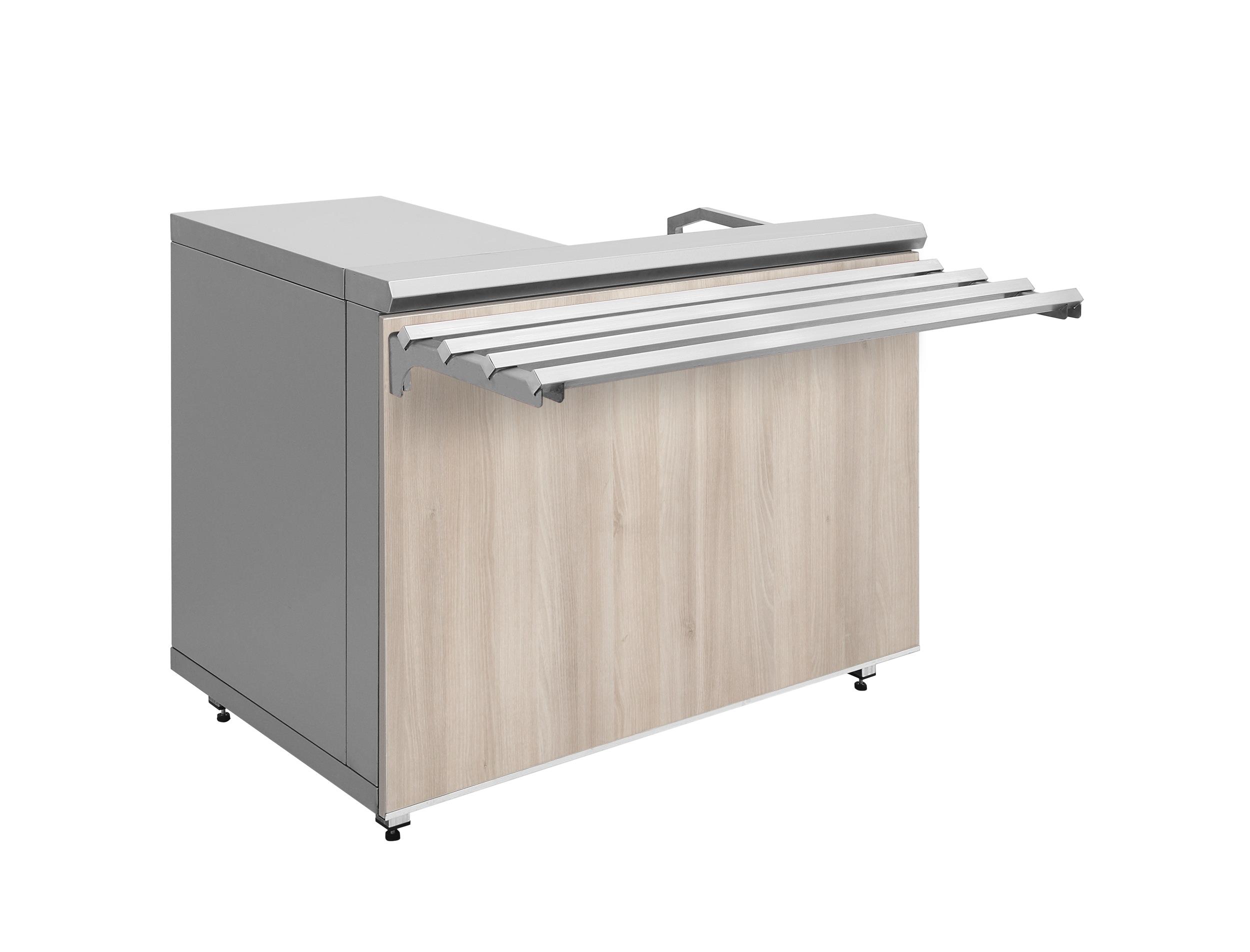 Прилавок кассовый универсальный Luxstahl КК-1200