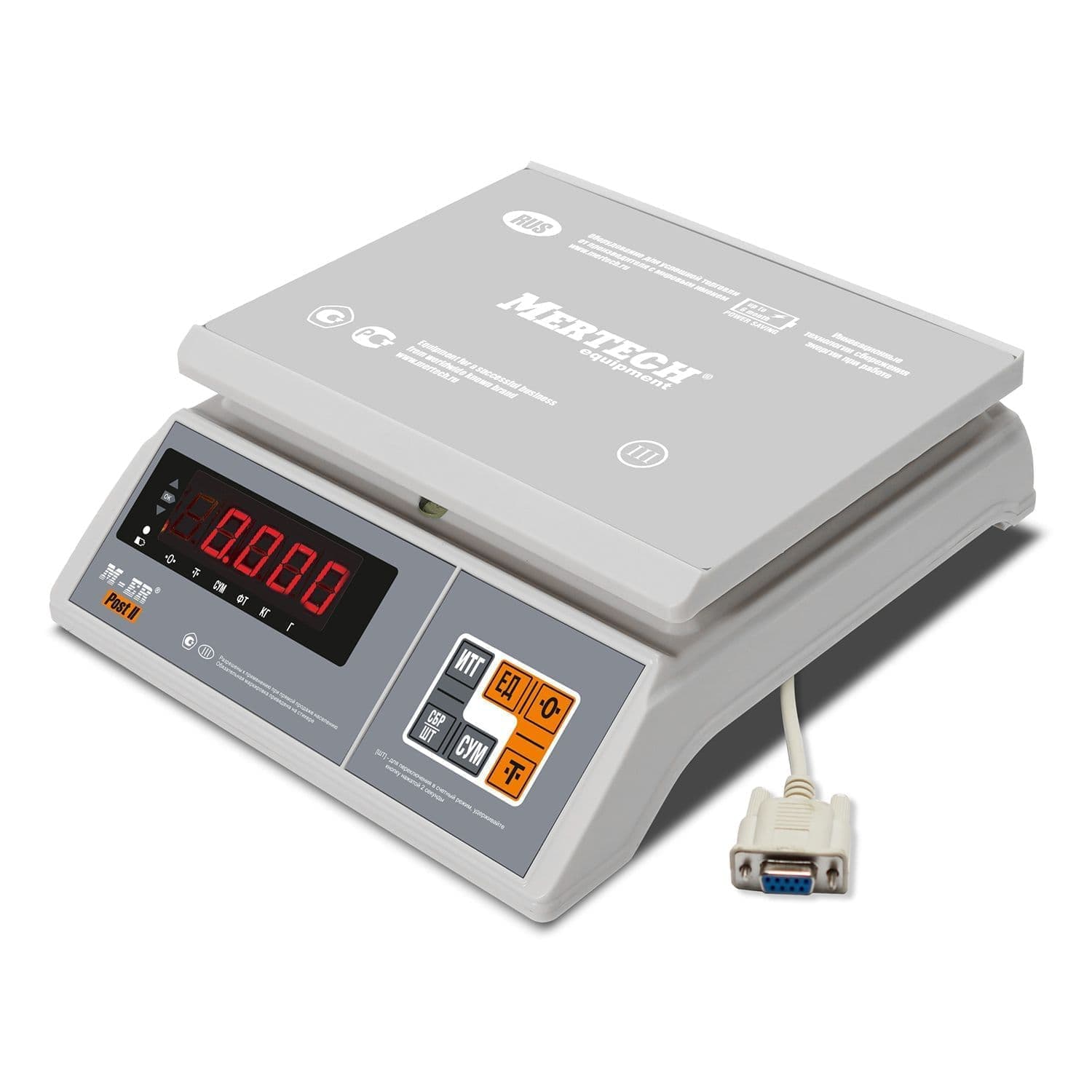 Весы порционные M-ER 326 AFU-15.1 "Post II" LED RS-232