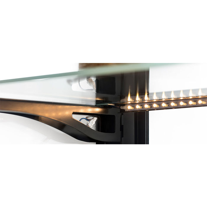 Витрина кондитерская Cryspi Elegia Quadro К 1000 (9010/9005)