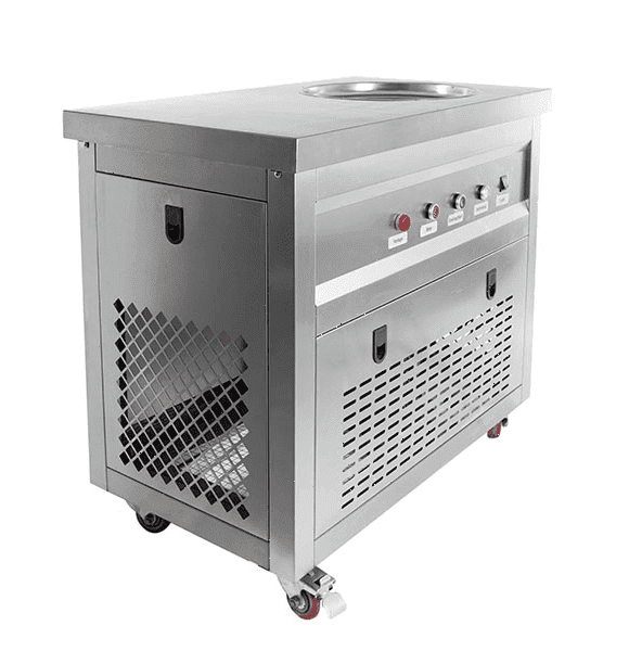 Фризер для жареного мороженого Foodatlas KCB-1Y (световой короб, стол для топпингов)