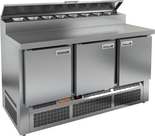 Стол холодильный (для пиццы) Hicold PZE2-111/GN (8xGN1/6)