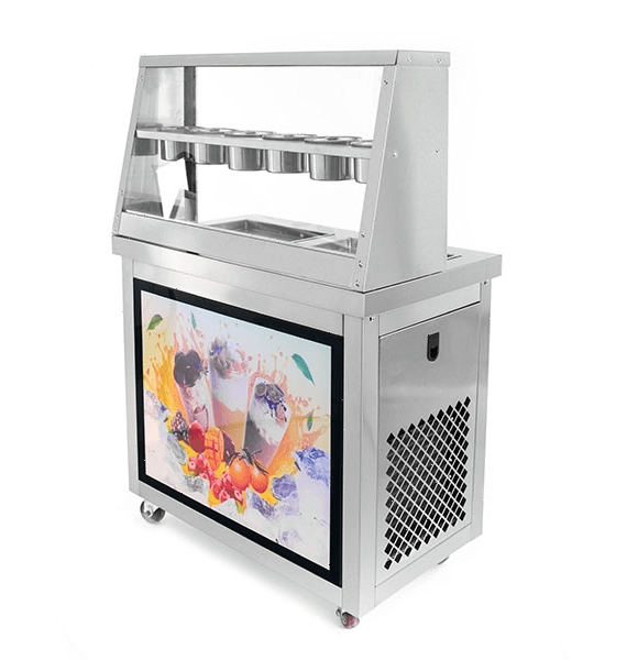 Фризер для жареного мороженого Foodatlas KCB-2F (контейнеры, световой короб)