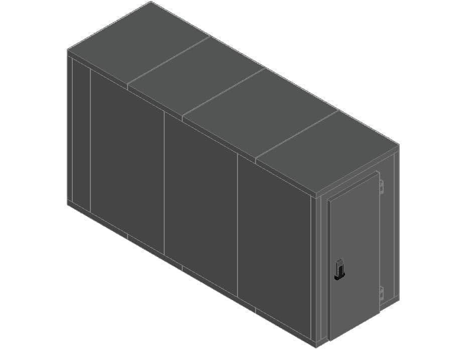 Камера холодильная Polair КХН-9,55 (1360х4060х2200) 80 мм