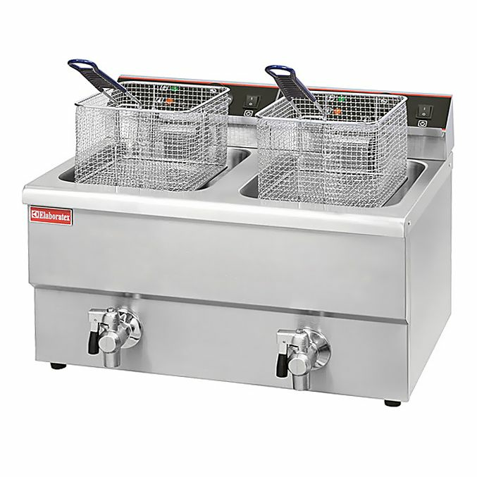Фритюрница двойная профессиональная Роssо HEF 2х12 литров