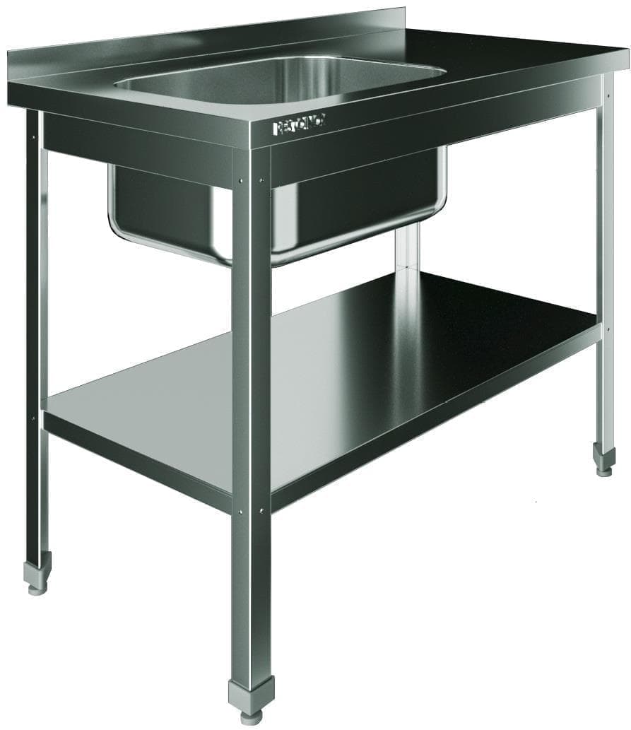 Стол с моечной ванной Restoinox ВМЦР/1-11/6-БЛП-ЭЦ