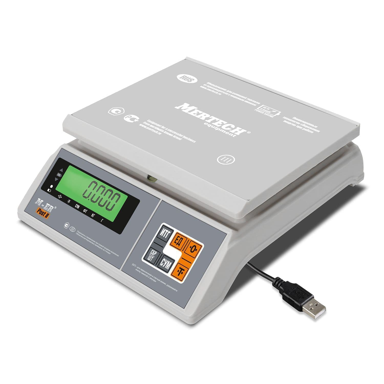 Весы порционные M-ER 326 AFU-32.1 "Post II" LCD USB-COM