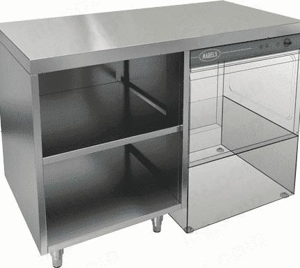 Стол под посудомоечную машину Hicold НБМСЗОКП-12/6П