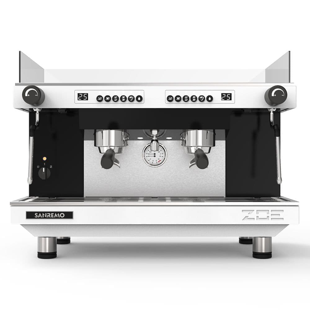 Кофемашина рожковая Sanremo Zoe Competition SED 2 Gr, бело-черная