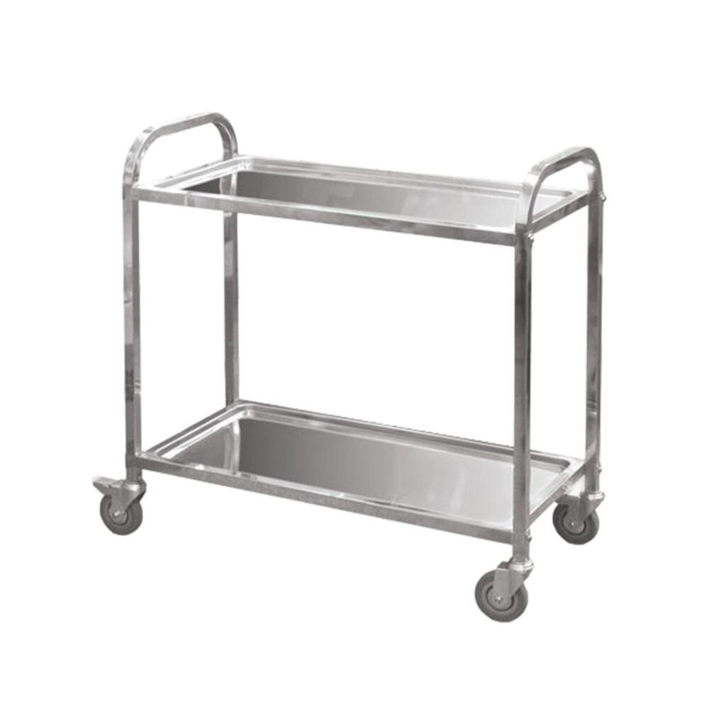 Тележка сервировочная 2-х ярусная 80х45х90см P.L. Proff Cuisine | JQ-ST019M2
