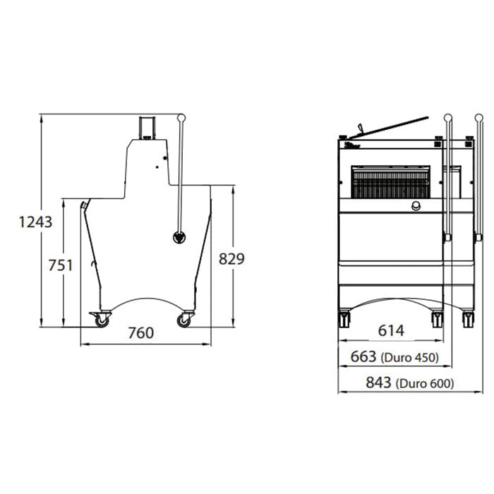 Хлеборезка JAC Duro 450 (11 мм) 1Ф