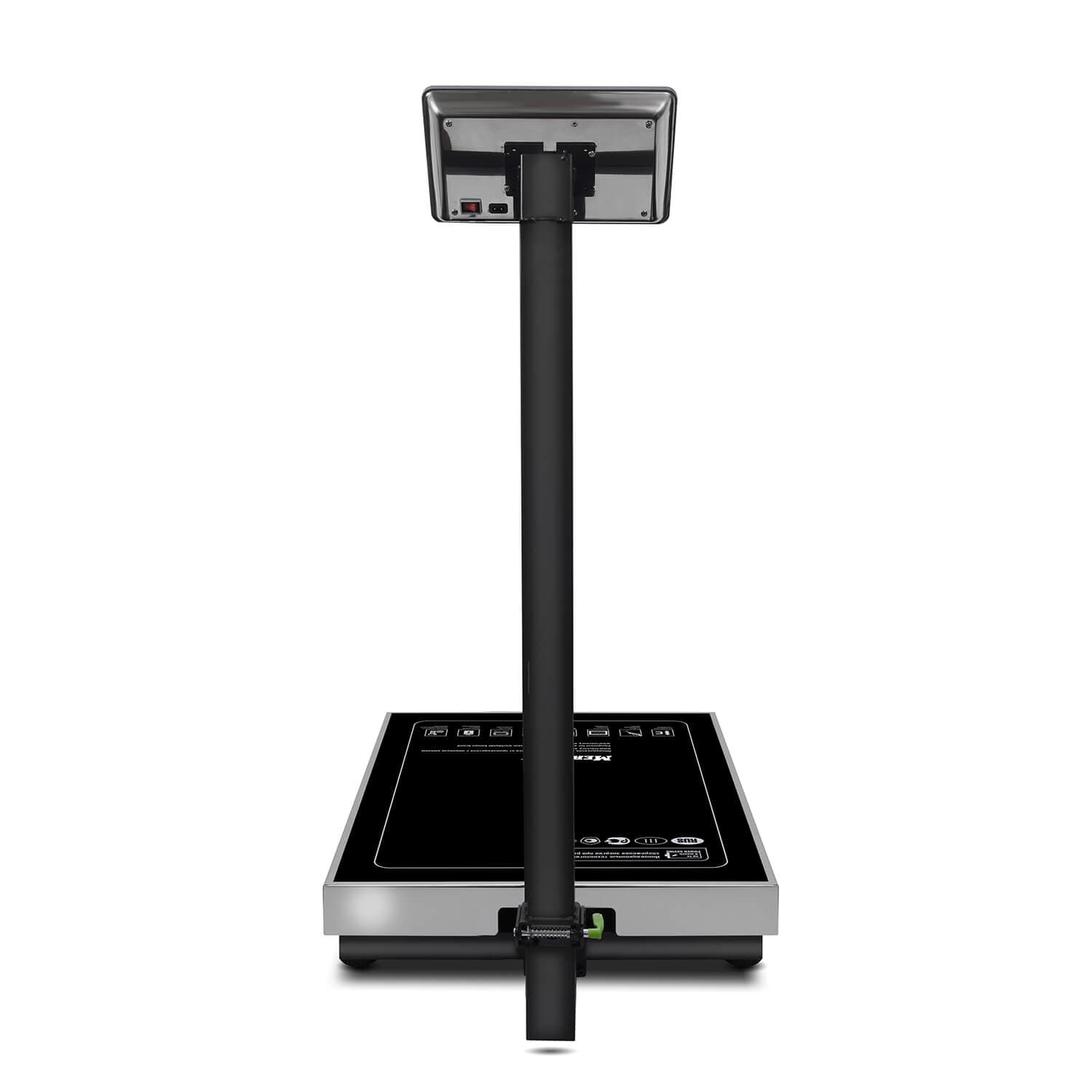 Весы торговые напольные M-ER 333 ACLP-600.200 "TRADER" расчет стоимости LCD