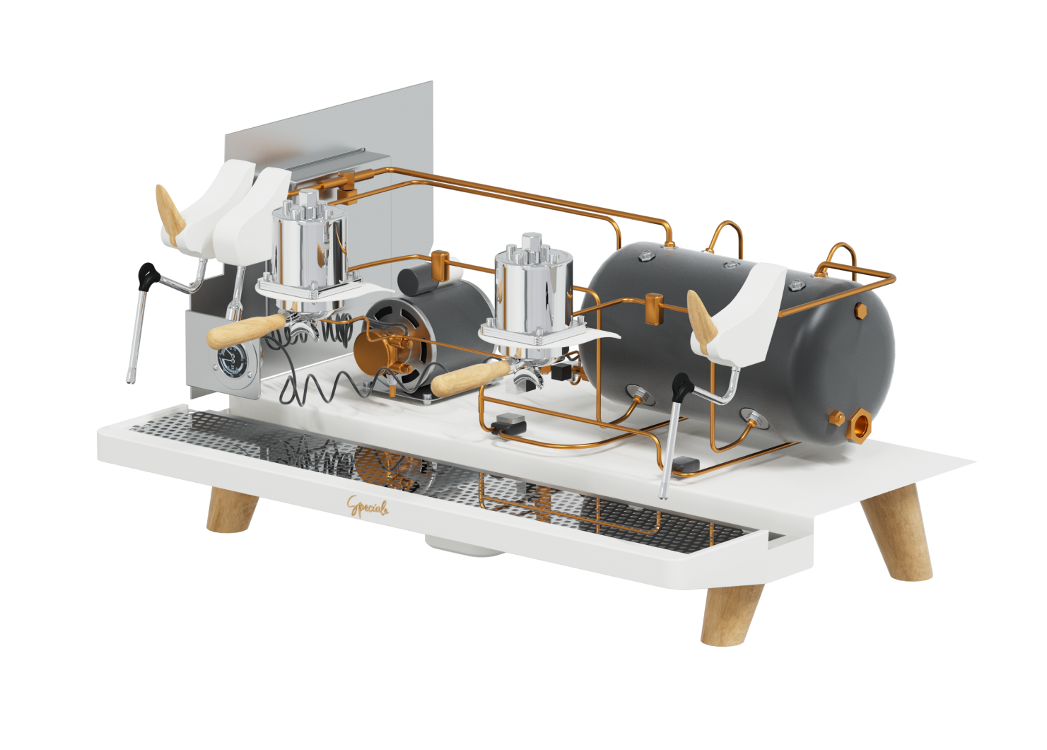 Кофемашина рожковая Manifesta Speciale White 2Gr