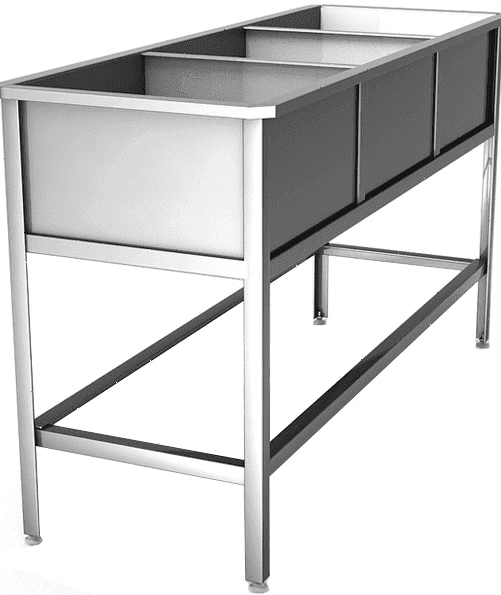 Ванна моечная Hessen ВМ 3/7 (оц)