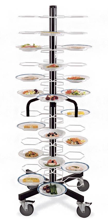 Тележка-шпилька на 48 тарелок (240/310мм) MetalCarrelli 3013