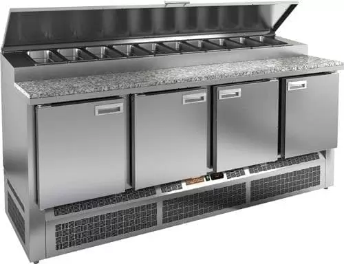 Стол холодильный (для пиццы) Hicold PZE1_1111/GN камень