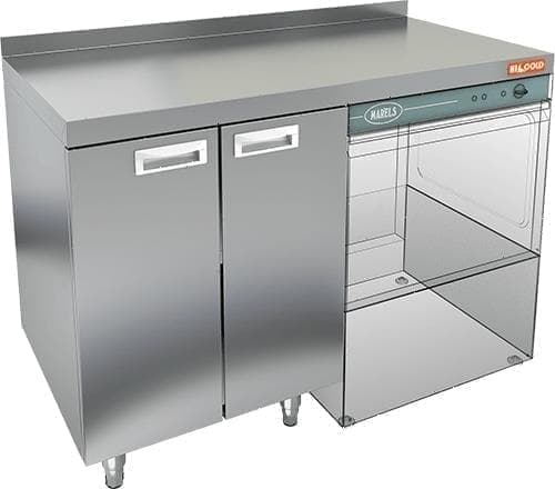 Стол под посудомоечную машину Hicold НБМСЗКП‑12/7БП