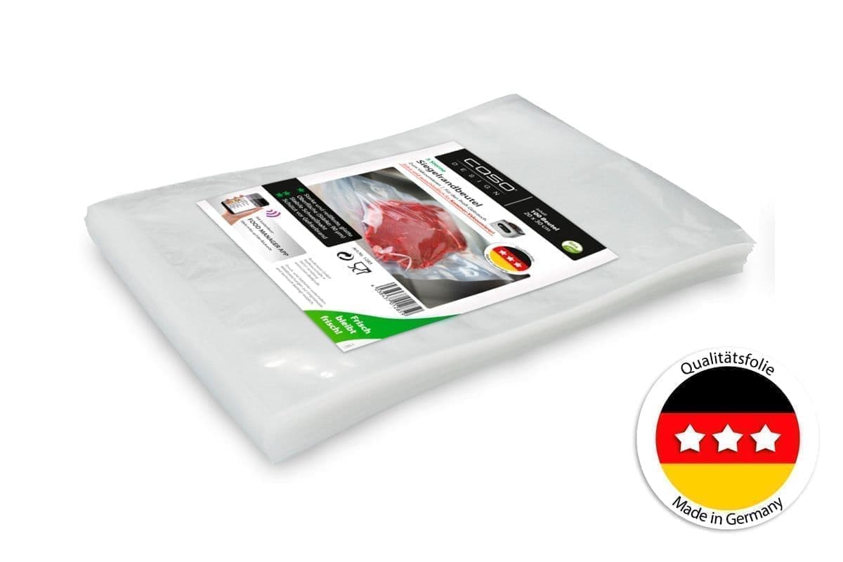 Пакеты вакуумные CASO 20х30 1285, 90 мкм, 100 шт