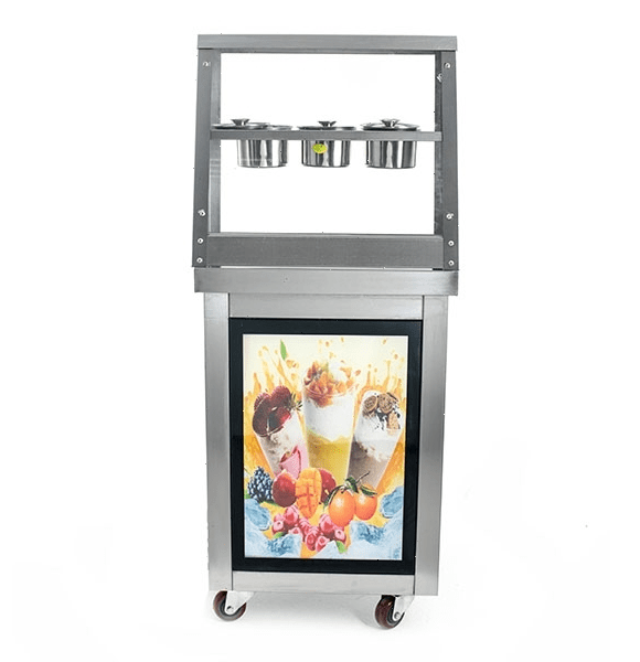 Фризер для жареного мороженого Foodatlas KCB-1F (контейнеры, световой короб)