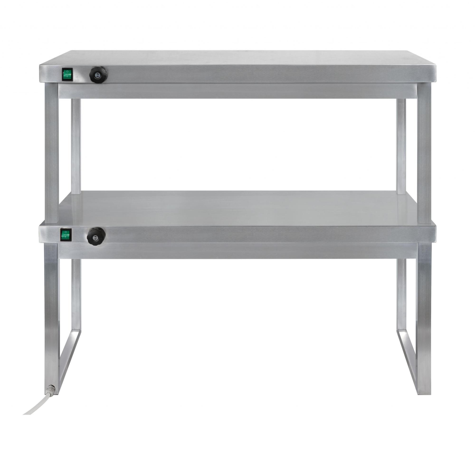 Полка тепловая настольная Luxstahl ПНТ2 18/3 (2 яруса)