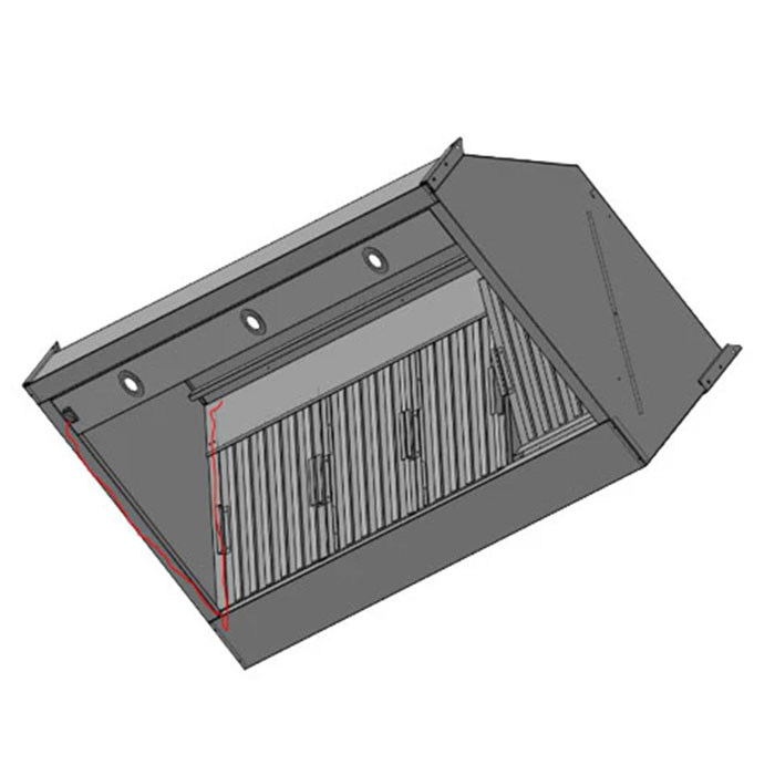 Подсветка для зонта пристенного Restoinox ПЗВП-2500