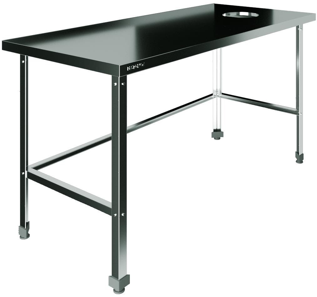 Стол для сбора пищевых отходов Restoinox СПО-13/6-О-П-ЭЦ