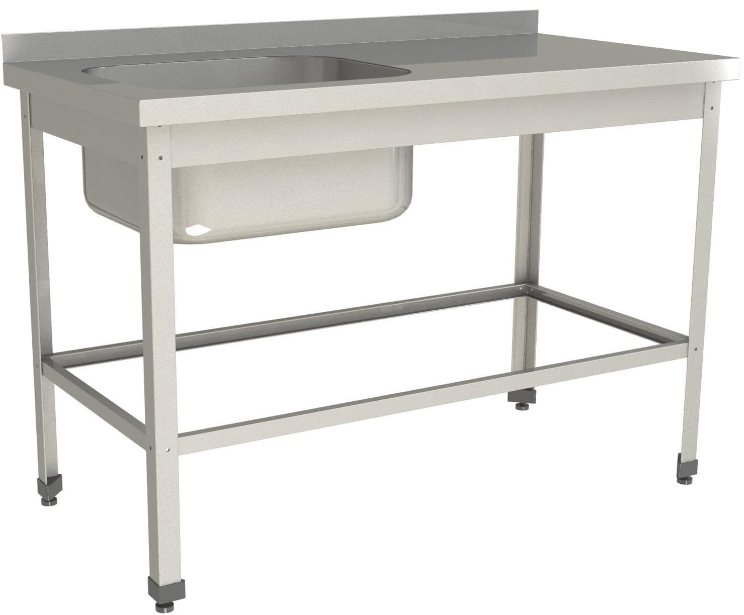 Стол с моечной ванной Restoinox ВМЦР/1-9/6-БЛО-ЭН