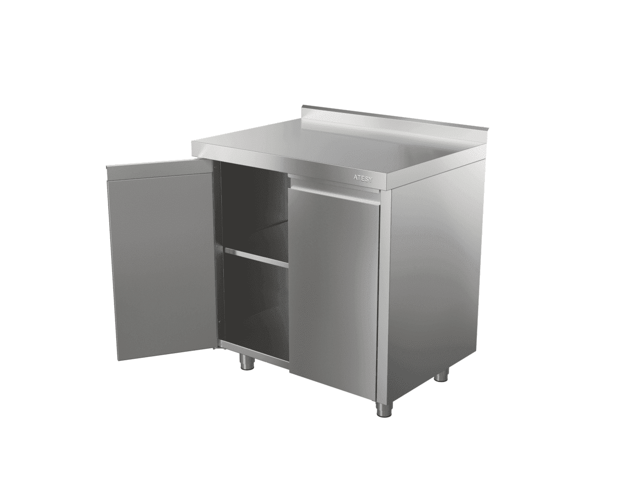 Стол-тумба с дверями Atesy СТ-С-1-700.700-02-Р (СТ-3/700/700)