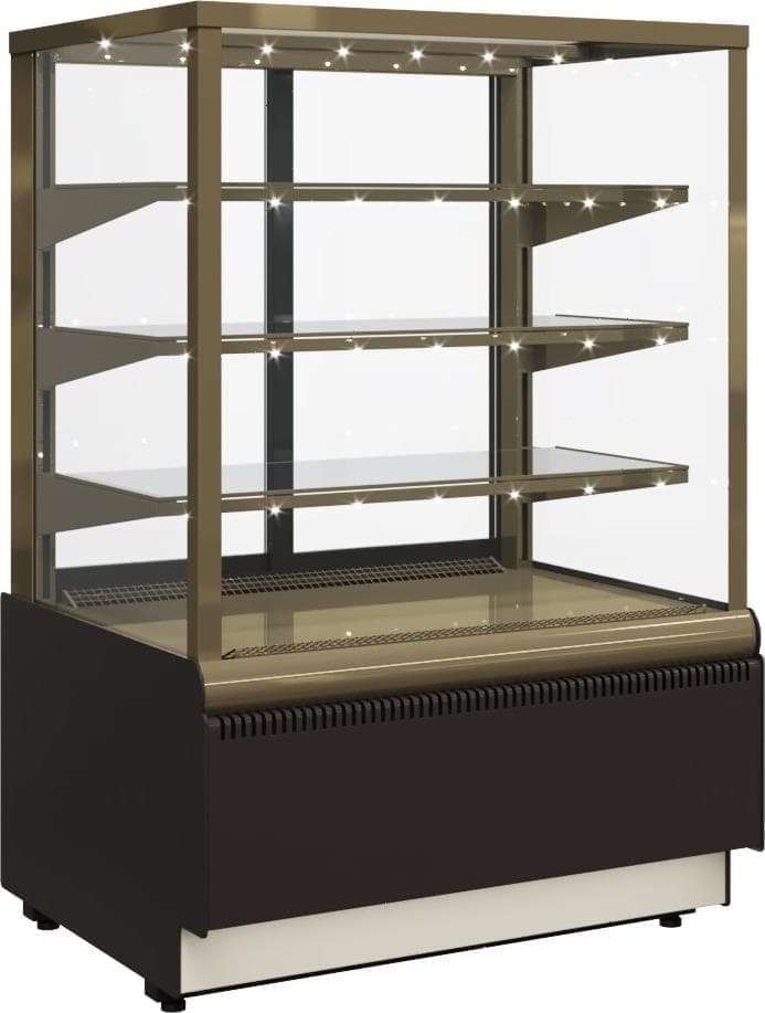 Витрина кондитерская Carboma KC70 VV 1,3-1 (ВХСв-1,3д Сube Люкс) 0102-0109