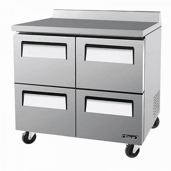 Стол морозильный Turbo Air CMWF-36-2D-4 с ящиками и бортом
